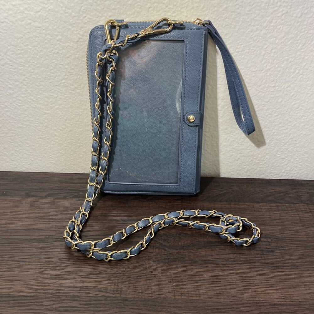 G.I.L.I. Faux Leather Wallet Crossbody with Chain Strap - Picture 14 of 14